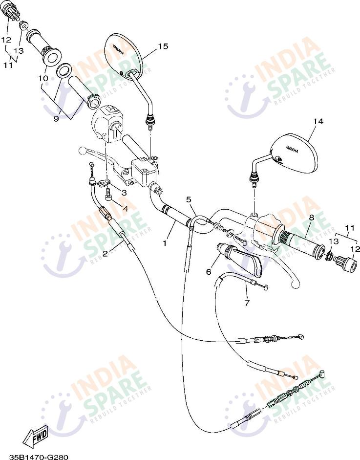 STEERING HANDLE & CABLE